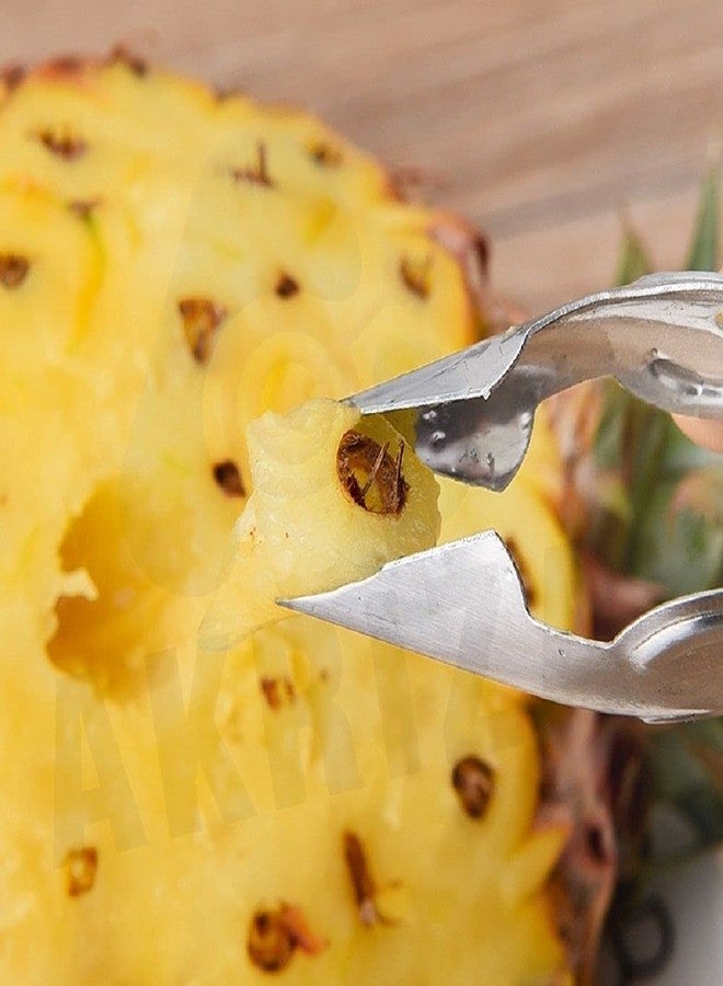 AKRIZA Stainless Steel Pineapple Eye Remover Peeler Portable Cutter Corer Clip Fruit Slicer Kitchen Tool - Image 5